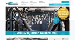 Desktop Screenshot of fitnesscarnisselande.nl