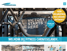 Tablet Screenshot of fitnesscarnisselande.nl